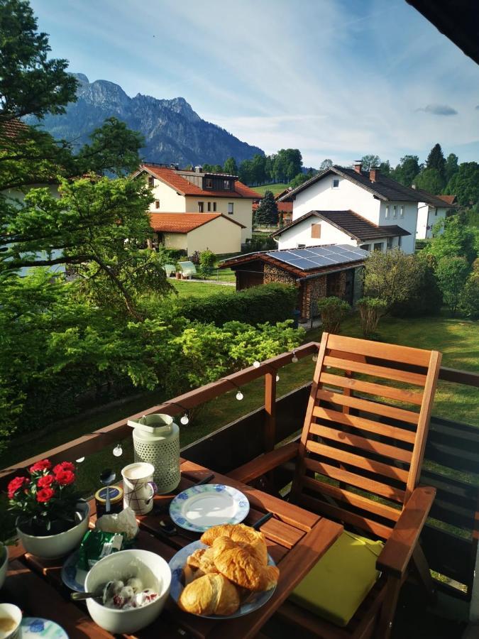 Ludwigslust - Ferienappartement Mit Bergblick Schwangau Zewnętrze zdjęcie