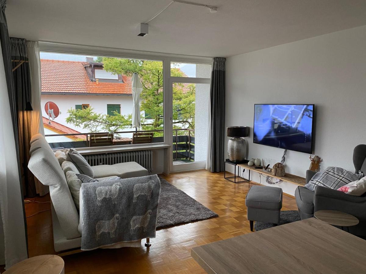 Ludwigslust - Ferienappartement Mit Bergblick Schwangau Zewnętrze zdjęcie