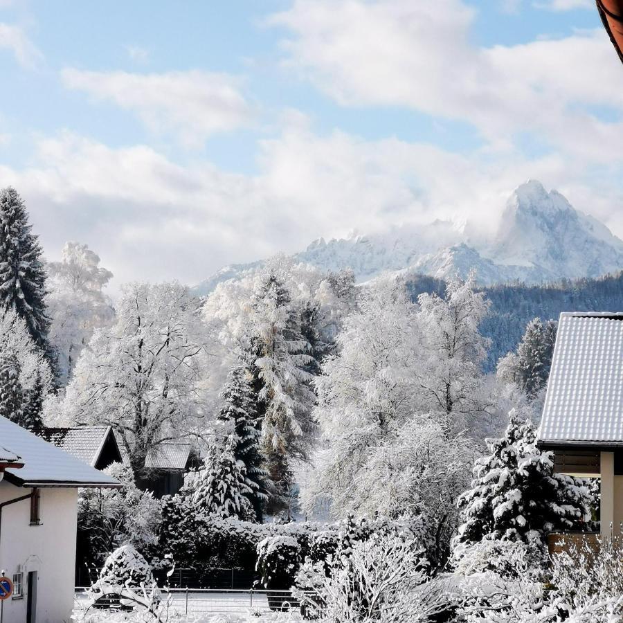 Ludwigslust - Ferienappartement Mit Bergblick Schwangau Zewnętrze zdjęcie